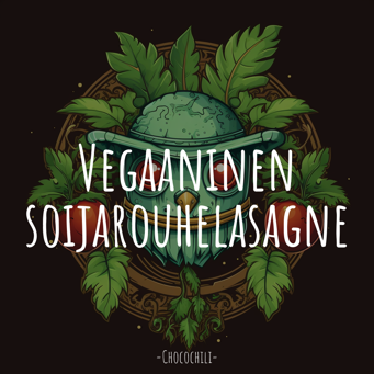 Vegaaninen soijarouhelasagne