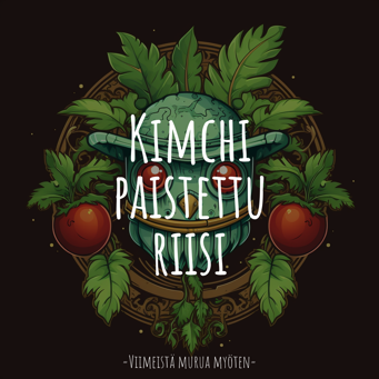 Kimchi paistettu riisi