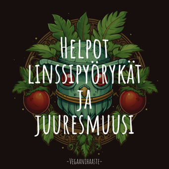 Helpot linssipyörykät ja juuresmuusi