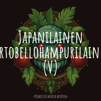 Japanilainen portobellohampurilainen (V)