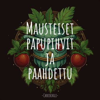 Mausteiset papupihvit ja paahdettu punajuuripyre