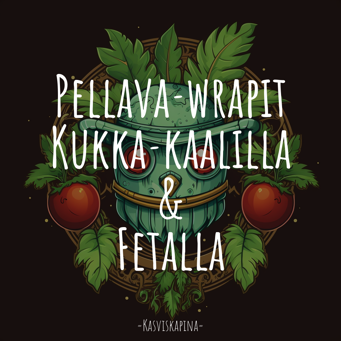 Pellava­wrapit Kukka­kaalilla & Fetalla