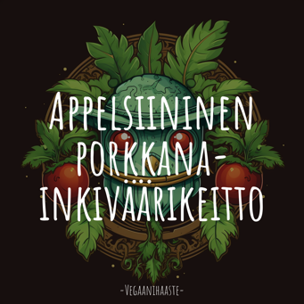 Appelsiininen porkkana-inkiväärikeitto