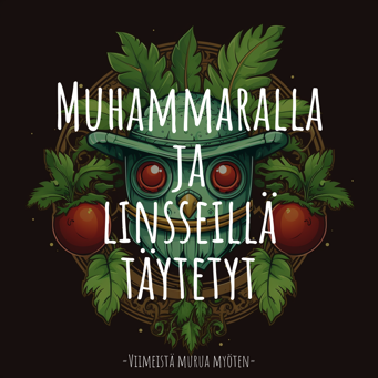 Muhammaralla ja linsseillä täytetyt munakoisot