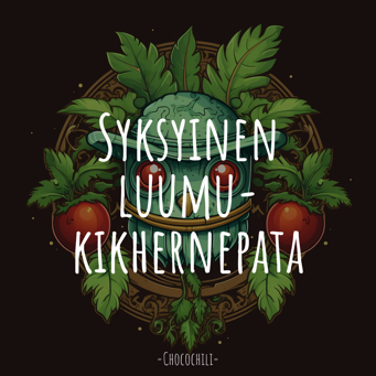 Syksyinen luumu-kikhernepata