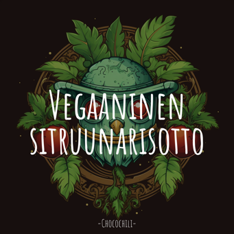 Vegaaninen sitruunarisotto