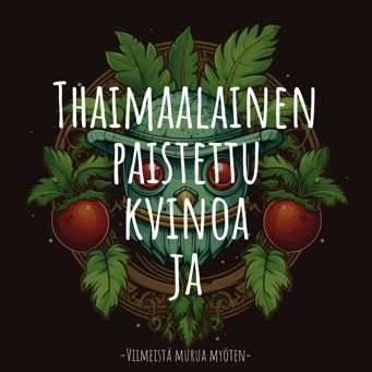 Thaimaalainen paistettu kvinoa ja paahdettua bataattia (V, GF)