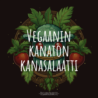 Vegaanin kanaton kanasalaatti