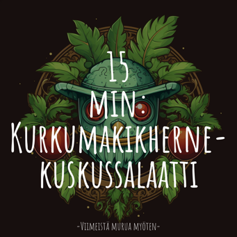 15 min: Kurkumakikherne-kuskussalaatti (V)