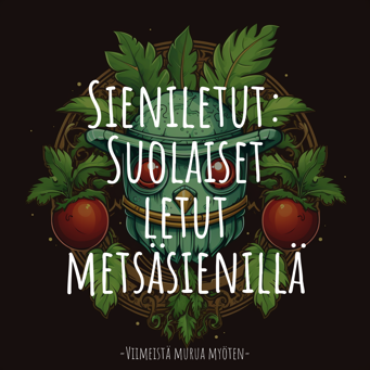 Sieniletut: Suolaiset letut metsäsienillä ja luumuchutneylla