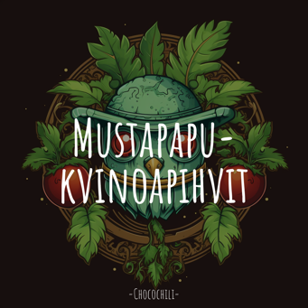 Mustapapu-kvinoapihvit