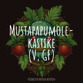 Mustapapumole-kastike (V, GF)