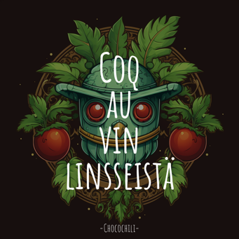 Coq au vin linsseistä