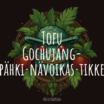 Tofu Gochujang-Maapähkinävoikastikkeessa