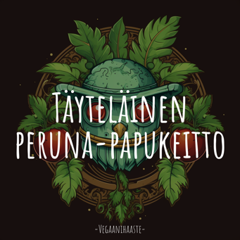 Täyteläinen peruna-papukeitto