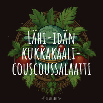 Lähi-idän kukkakaali-couscoussalaatti