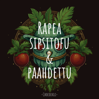 Rapea sipsitofu & paahdettu paprikadippi