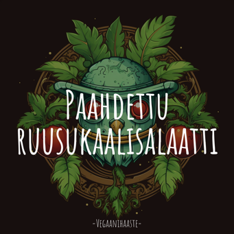 Paahdettu ruusukaalisalaatti