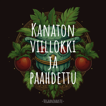 Kanaton viillokki ja paahdettu kukkakaali