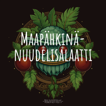 Maapähkinä-nuudelisalaatti – makea mango ja rapeat tofukuutiot tekevät salaatista koukuttavan hyvää
