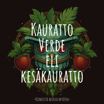 Kauratto Verde eli kesäkauratto marinoiduilla tomaateilla