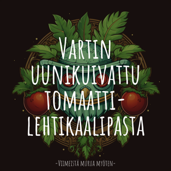 Vartin uunikuivattu tomaatti-lehtikaalipasta