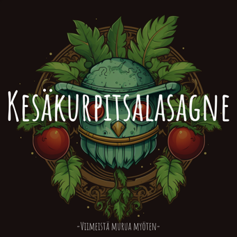 Kesäkurpitsalasagne – lasagnelevyillä tai ilman