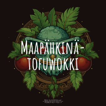 Maapähkinä-tofuwokki