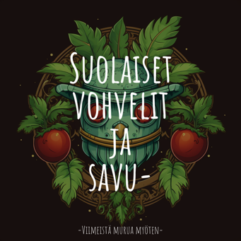 Suolaiset vohvelit ja savu-nyhtökauratahna