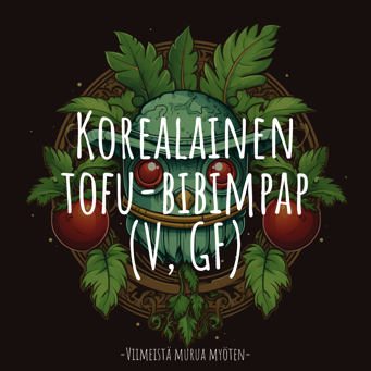 Korealainen tofu-bibimpap (V, GF)