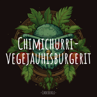 Chimichurri-vegejauhisburgerit