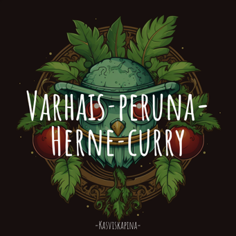 Varhaisperuna-Hernecurry