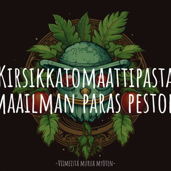Kirsikkatomaattipasta (eli maailman paras pestopasta)