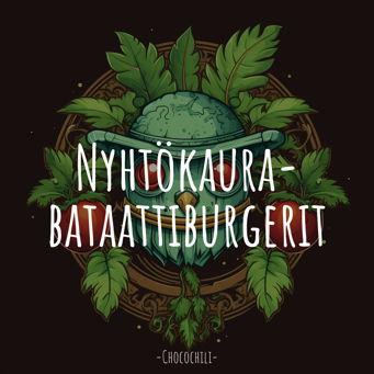 Nyhtökaura-bataattiburgerit