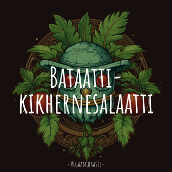 Bataatti-kikhernesalaatti