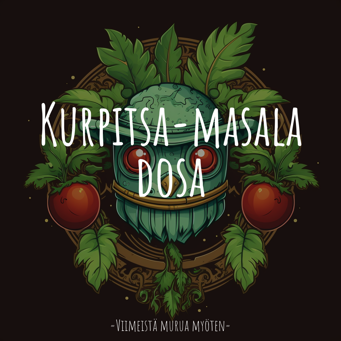 Kurpitsa-masala dosa – parasta Intiasta (V, GF)